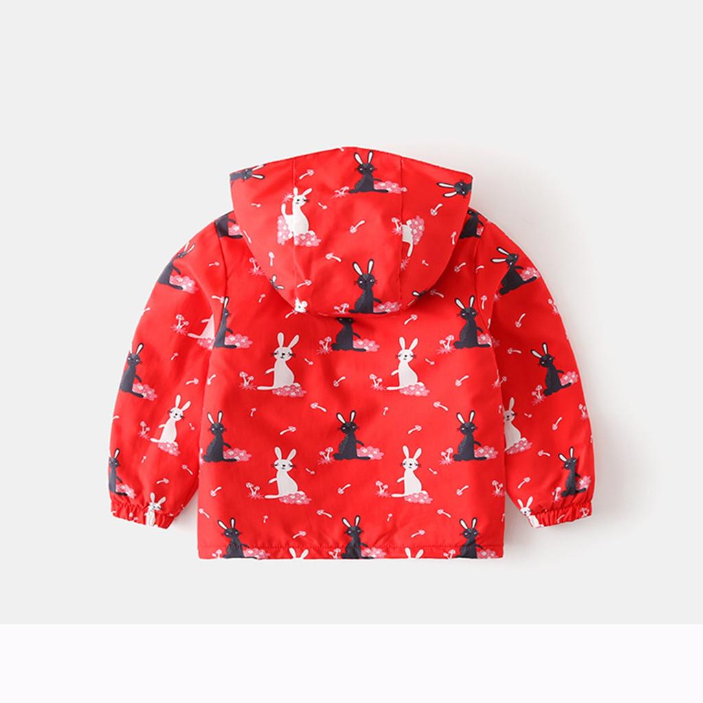 Детские пальто для девочек и мальчиков, ветровка, куртка с капюшоном, детское флисовое водонепроницаемое теплое пальто с милым принтом, верхняя одежда