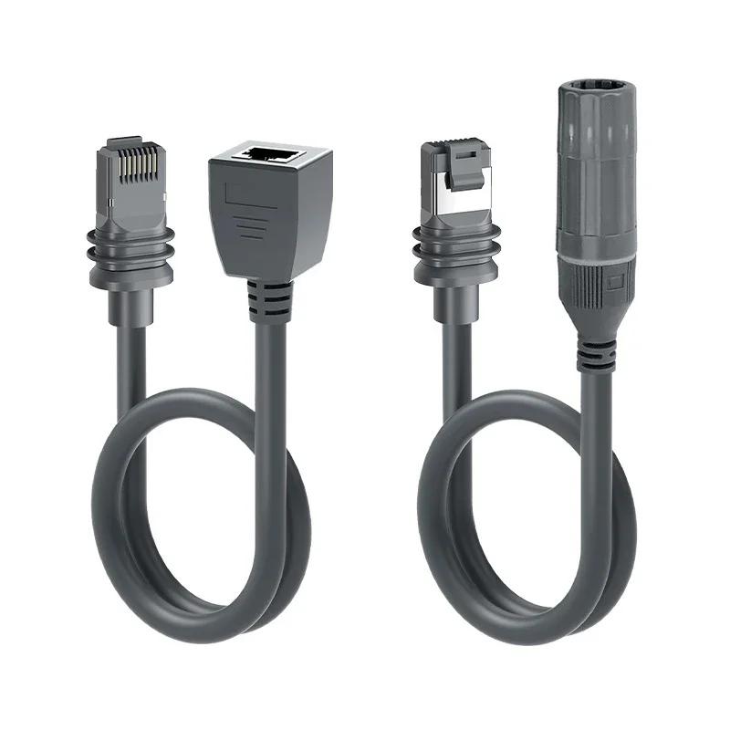 For Starlink Satellite Gen3 V3 Ethernet Extender Adapter Shielded SPX to RJ45 Rectangular Satellite Converter Cable IP67/68