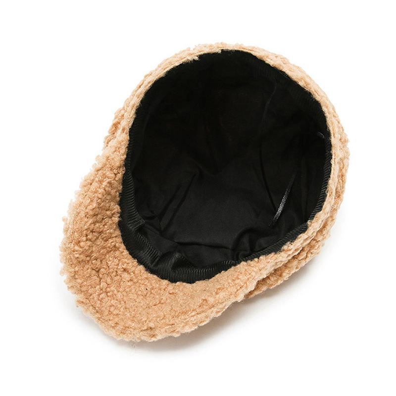 Женский берет из овечьей шерсти, зимняя винтажная кепка, женская повседневная шляпа-тыква, плоские береты, кепка с козырьком в стиле «Острые козырьки», EMA