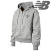 Half Club W Signature Brushed Hoodie Zip Up nbmdd4W952 Ac Gray Women