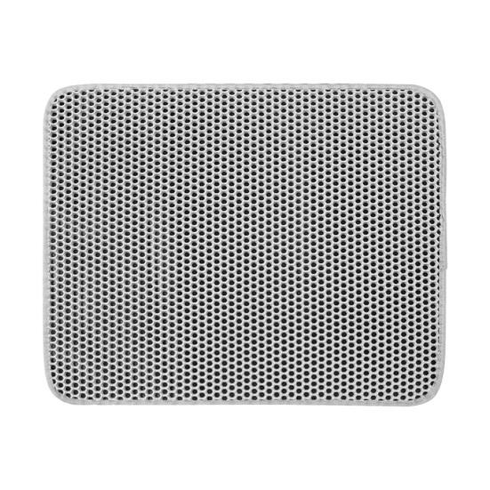 Коврик для кошачьего туалета, сотовый двухслойный самоочищающийся коврик для туалета, противоскользящий, легко чистящийся, удобный коврик для защиты лап