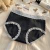 Ladies Lace New Cotton Anti Bacterial Extension Crotch Seamless Triangle Underwear