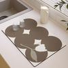 Маленький свежий коврик на столешницу, грязеотталкивающий, термостойкий, теплоизоляционная подкладка, водопоглощающий, быстросохнущий, противоскользящий коврик