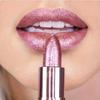 Glitter Rose Pink Lipstick Color Changing Lipstick Soft Natural Gloss with Velvet Finish Waterproof Long-Lasting Diamond Lip Gloss