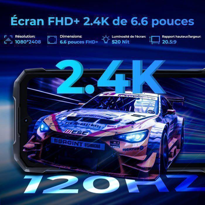 Смартфон HOTWAV Hyper 7 Pro 5G Прочный 36 ГБ+256 ГБ 6,6" FHD+ 10800 мАч Камера 200 МП Телефон Android 14 IP68/NFC/GPS/OTG Красный
