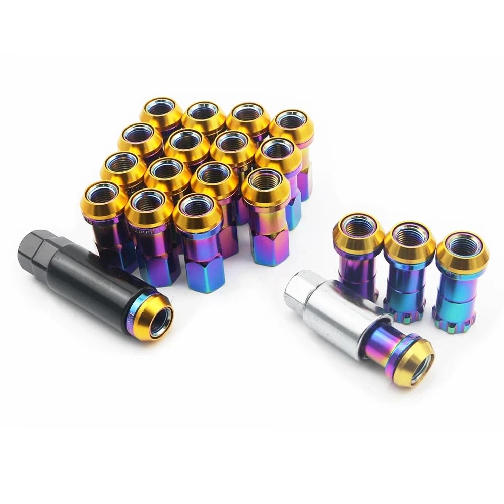 20 ШТ. Гоночные Гайки-Болты R40 - M12x1.25 и M12x1.5 Стальные для Модификации Автомобилей Honda/Ford/Toyota/Chevrolet