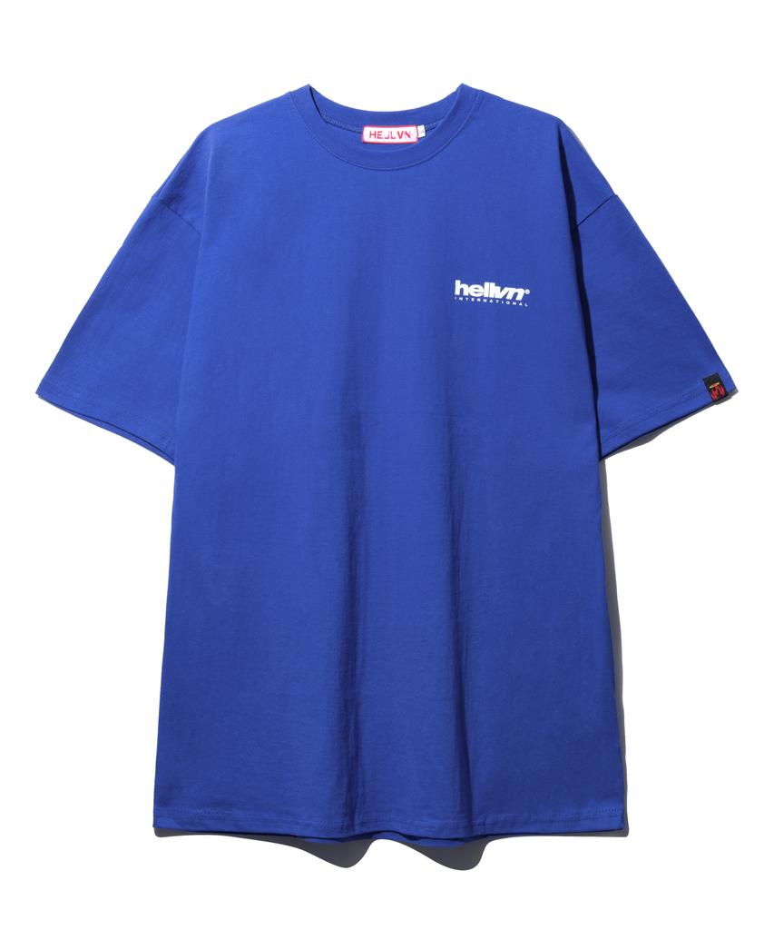 HELLVN H/V Signature Logo Short Sleeve_Blue (Gas1-2Hv6010)
