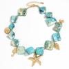 Bohemian Starfish Beaded Necklace Sea Series Shell Beaded Chain  Women