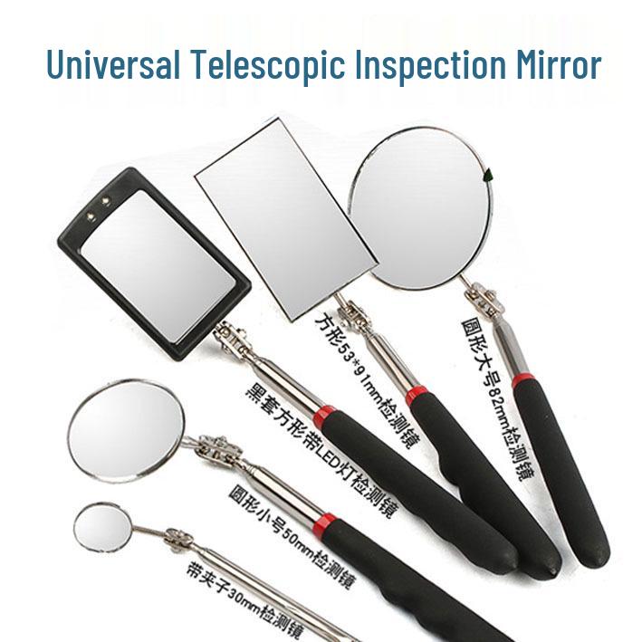 HD Telescopic Inspection Mirror - Universal Car Repair Reflector and Endoscope Rearview Tool
