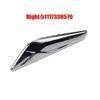 Silver Chrome Plated Front Mudguard Two Sides Fender for BMW X3/X4/F25/F26 51117338569 51117338570