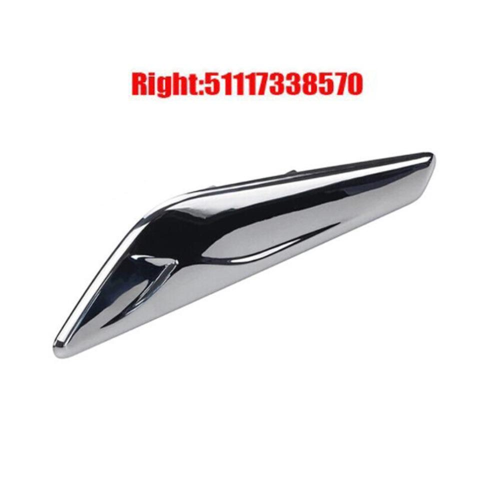 Silver Chrome Plated Front Mudguard Two Sides Fender for BMW X3/X4/F25/F26 51117338569 51117338570