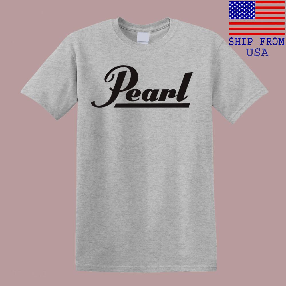 Pearl Drums Famous Drum Men#039;s Grey Size S5XL Unisex T-Shirt