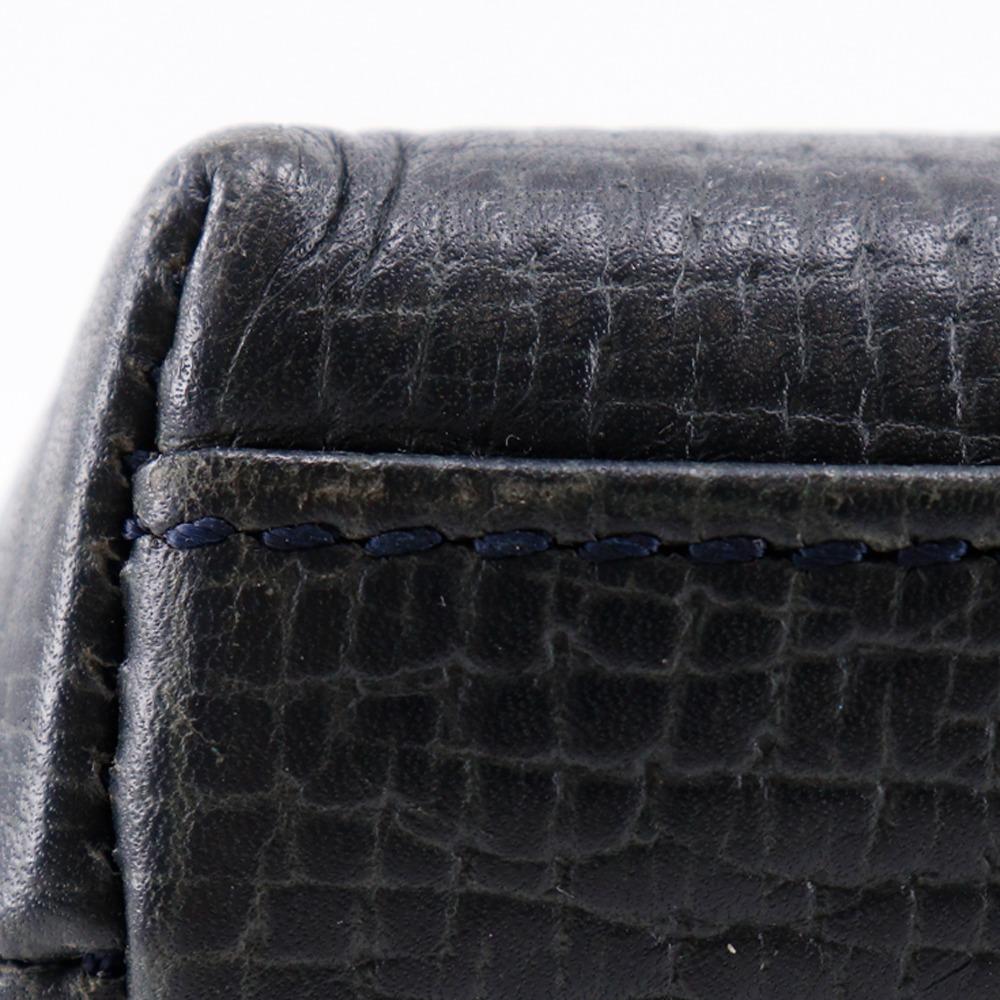 Loewe Одноплечная сумка на ремне из серой кожи Женская Б/У