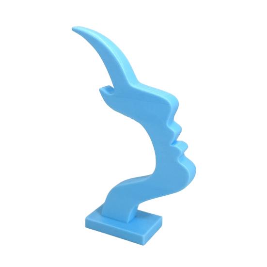 Минималистичный держатель для очков для лица, настольная подставка для очков в виде человеческого профиля, декоративная подставка для очков для дома, офисного стола, спальни, туалетного столика