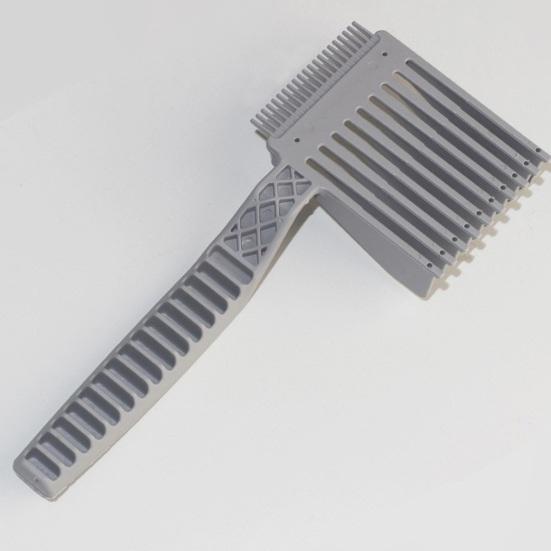 3Pcs/Set Hair Cutting Comb with Silicone Neckline Shaving Template Barber Fade Comb Professional