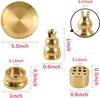 4 In 1 Metal Incense Burner Brass Incense Holder Incense Cone Holder for Tower Incense Incense Coil Ash Catcher Home Decor