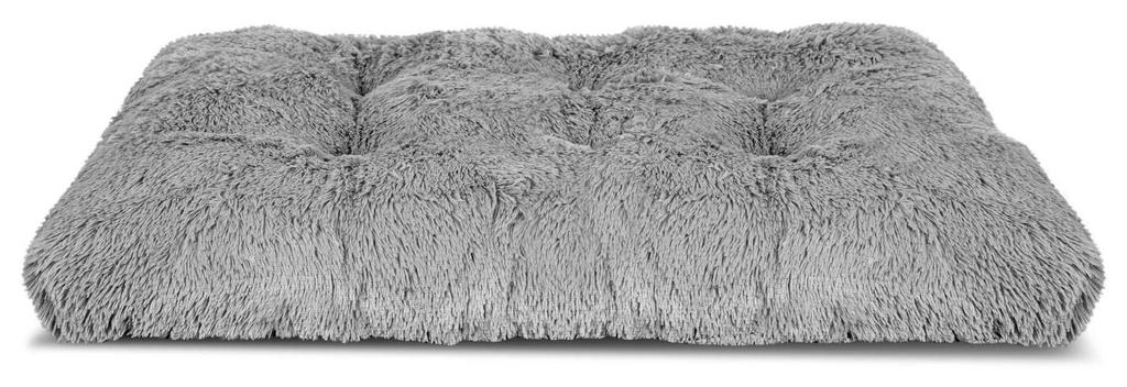 Лежанка для собаки SHAGGY, подушка HIGH SIDE Grey M-XL