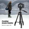 150cm/ 59in Portable Camera Tripod Stand Aluminum Alloy Photography Travel Tripod 3kg Load Capacity