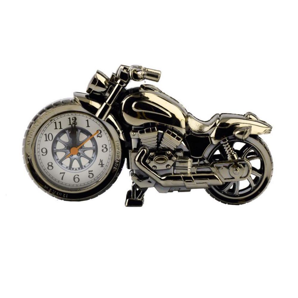 Creative Alarm Clock Motorcycle Motorbike Shape Alarm Clock Table Clock Home Birthday Gift Cool Clock