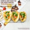Stainless Steel Taco Holder Stands for 3 Tacos Rust-Proof Taco Tray Plates for Crispy Shells Heat-Resistant Burrito Stand for Holidays Outings