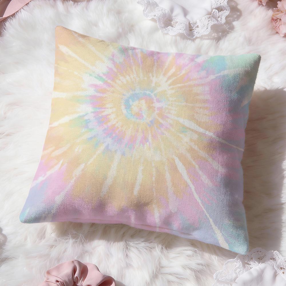 Tiedye Cushion Cover Premium Comfort Reversible Pillow Cove Two in One Design for Any Room Car Interior
