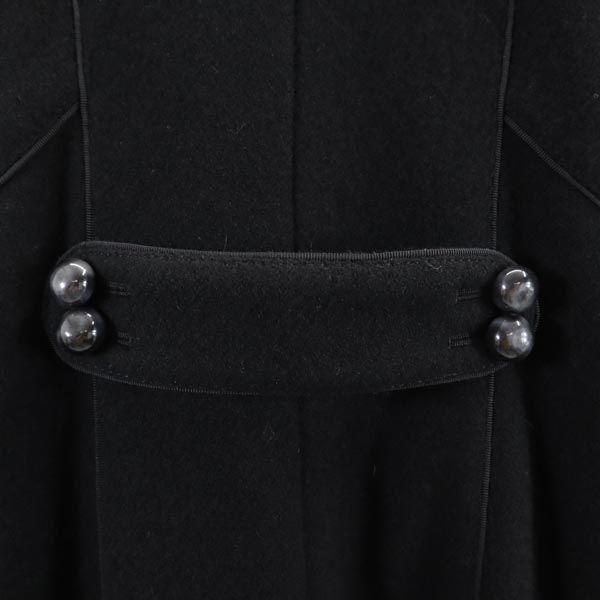 Unused MARC BY MARC JACOBS Wool Blend Pea Coat 4 Black Women Used