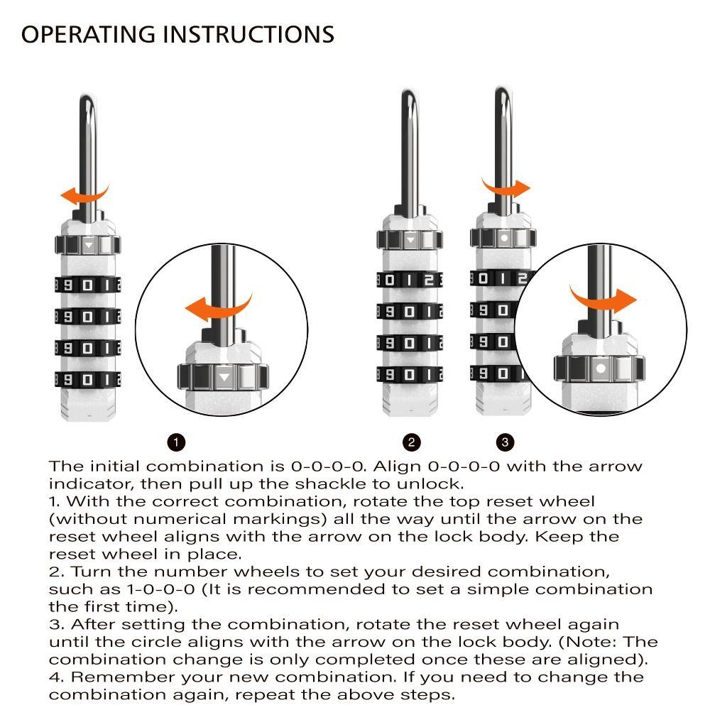 Навесной замок для шкафчика в общежитии, замок из цинкового сплава, замок-молния для рюкзака для путешествий