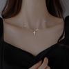 Trendy Silver Color Cross Pendants Necklace For Men/Women Vintage Gothic Cross Necklace Chain Jewelry Gift