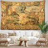 Ретро персонаж фрески гобелен настенный абстрактное искусство колдовство тайна хиппи Tapitz домашний декор фоновая ткань
