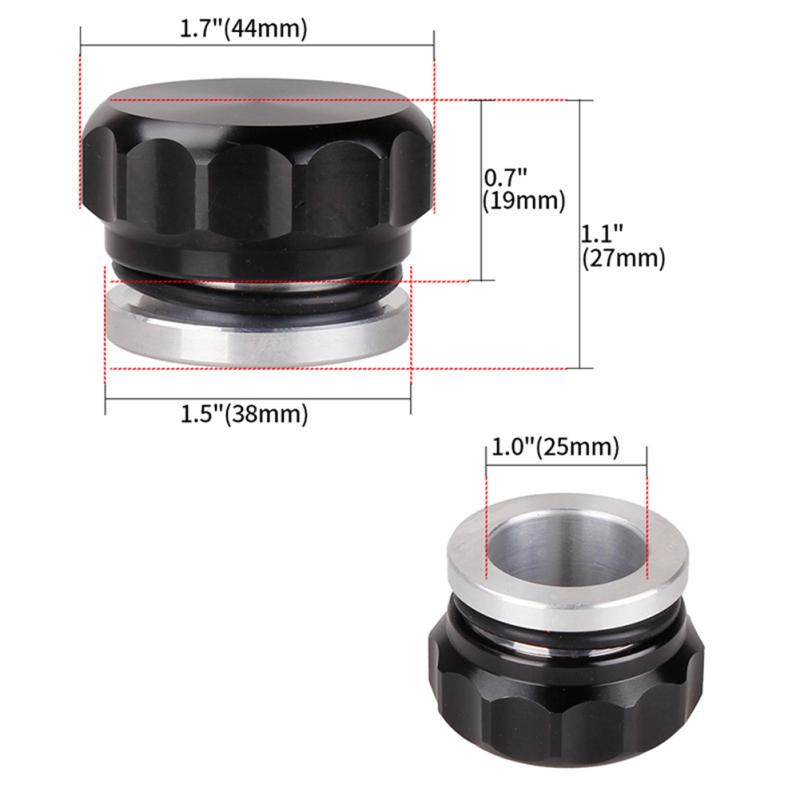 Car Welding Filler Neck Cap Water Tank Cover Kettle Oil Fuel Tank Cover Aluminum Alloy Modification