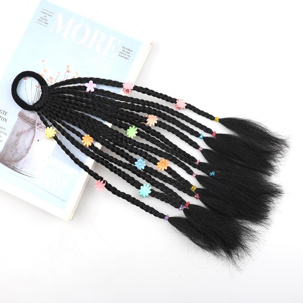 Синтетические 12 косичек, плетеные волосы для наращивания волос «конский хвост» для женщин/детей, накладные волосы, накладные волосы, хвостики