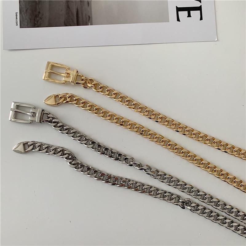 Unisex Metal Chain Waist Belt: Versatile Accessory for Jeans & Summer Pants