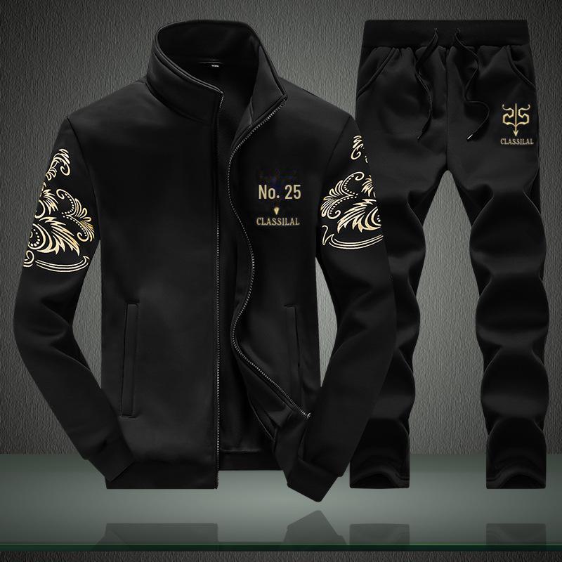 Комплект из толстовки с капюшоном и спортивных штанов для мальчиков весна и осень - модный молодежный спортивный костюм из тонкого флиса