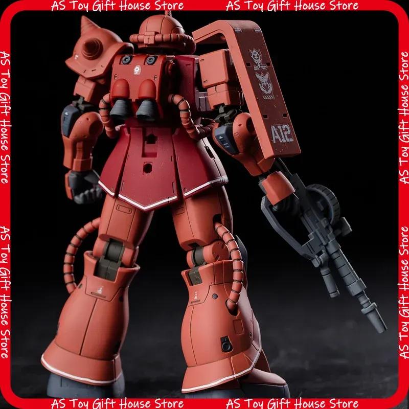 Продажа Hg 1144 Gto Char'S Zaku Механическая Сборная Модель Набор Фигурок Декор для Рабочего Стола Кукла Головоломка Игрушки Подарок Коллекционный
