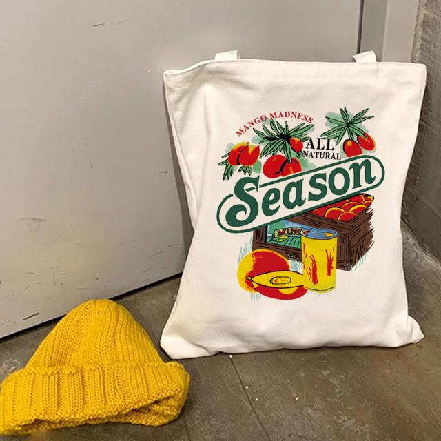 Милая, милая, мультяшная сумка для покупок, большая сумка, холщовая сумка, Harajuku, многоразовая большая вместительная сумка Kawaii, женская повседневная сумка через плечо.