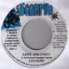 7inch Record LUCIANO - Love And Unity 0733 Black Scorpio 2003 Jamaica Reggae, Ska & Dub Used