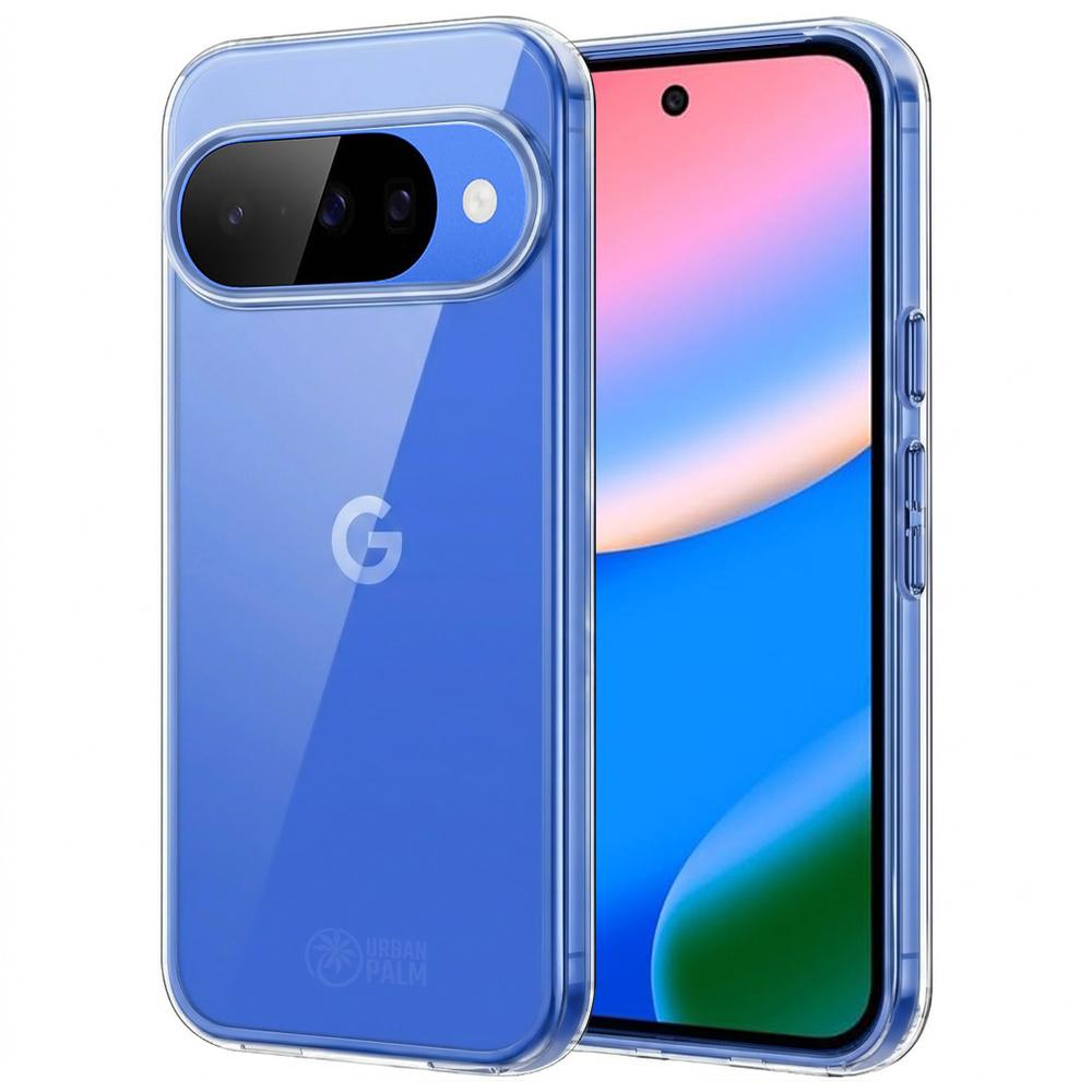 UrbanPalm Case for Google Pixel 10 / 10 Pro, Silicone, Transparent