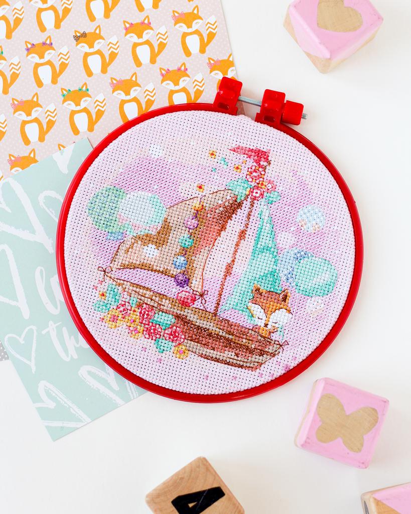 Набор для вышивки крестиком Абрис Арт Лисичка