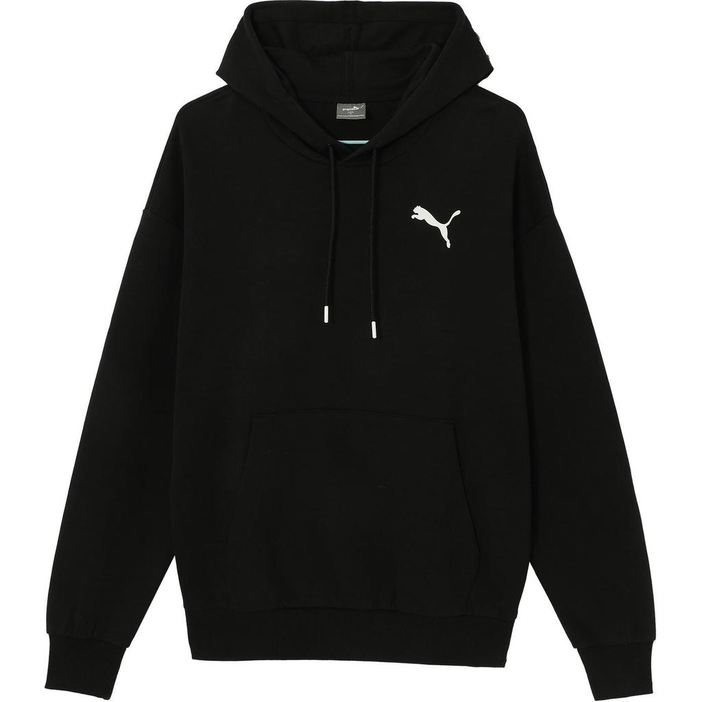 Puma Essential Big Logo Letter Sports Casual Loose Hoodie Unisex Hoodies Black 681939-01