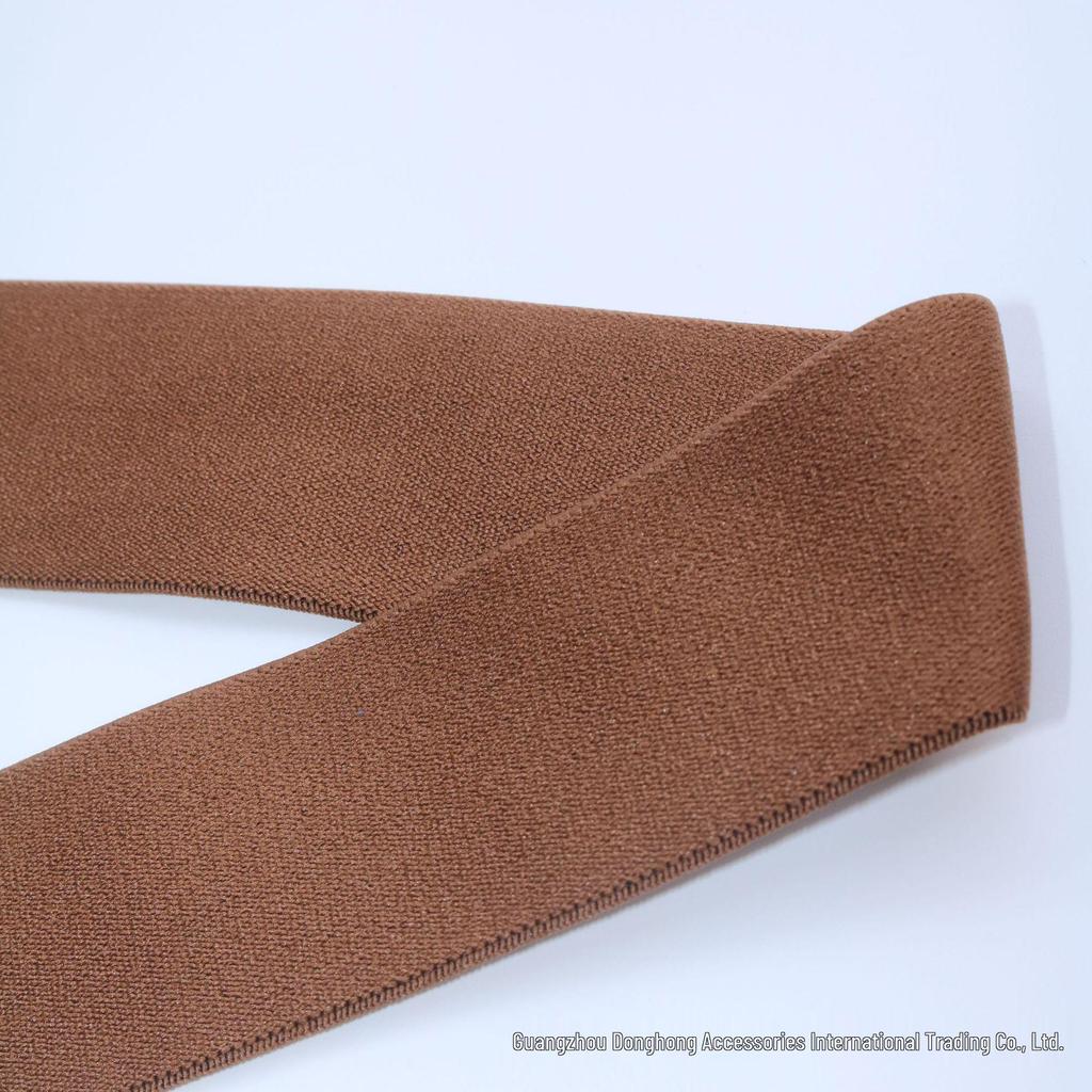 High-Elastic Polyester Imitation Nylon Band for Waistbands and Skirts
