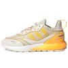 Originals ZX 2K Boost 2.0 Fabric Retro Versatile Sports Non-Slip Durable Low-Top Lifestyle Casual Shoes Women Sneaker Khaki-Yellow GZ7823