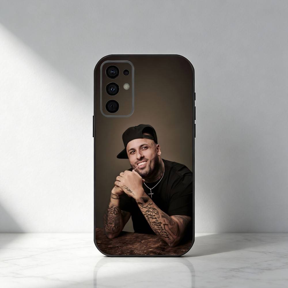 Чехол для телефона Travesuras Nicky Singer J-Jam для Samsung S25, S24, S21, S22, S23, S20, Ultra, S26, Plus, Fe, Note, 5G Черная крышка