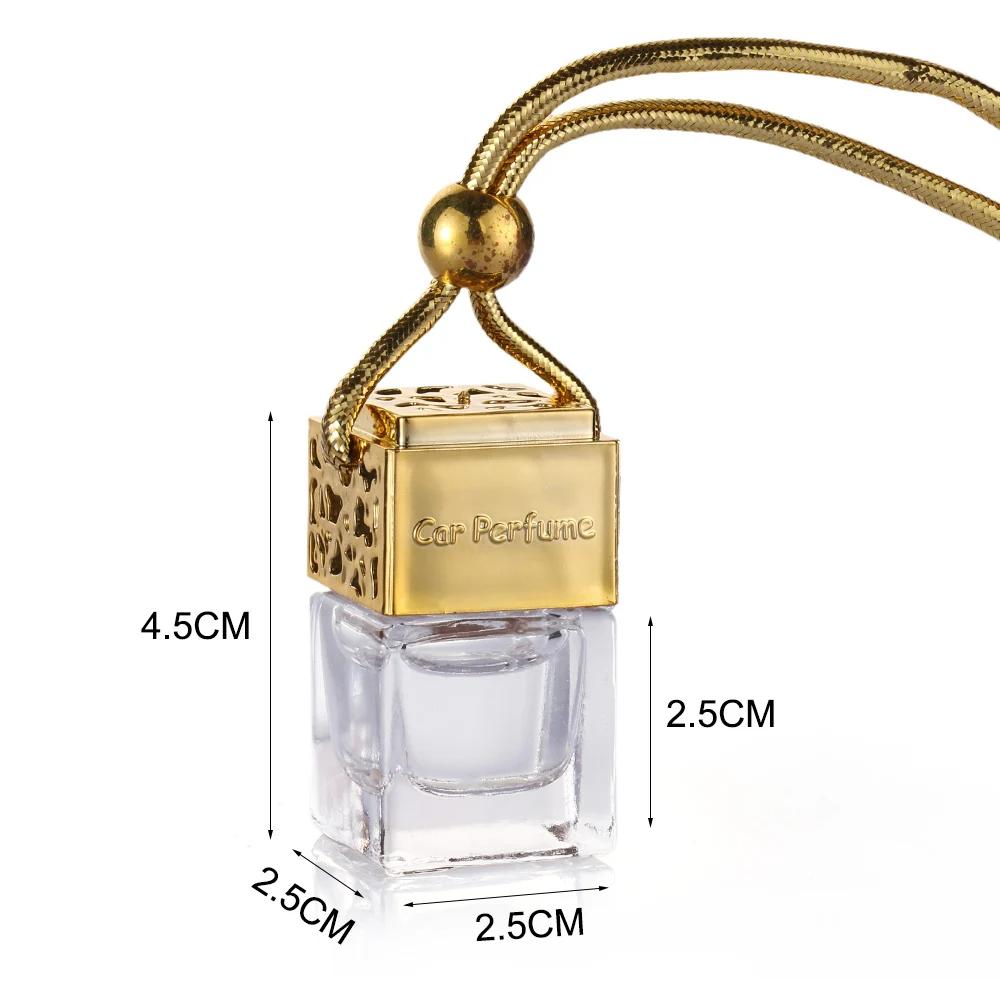 Автомобильный диффузор эфирных масел, ароматизатор воздуха, освежитель воздуха, украшение для флакона духов, подвесная пустая бутылка, аксессуары для интерьера автомобиля