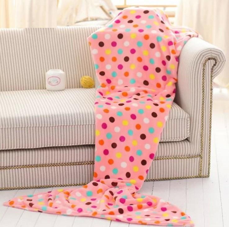 Хвост Фланелевое Одеяло Русалка Флисовое Одеяло Snugglein Спальный Мешок Подушка-Бант Одеяло