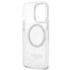 Guess Guhmp13Lhtrms Iphone 13 Pro / 13 6,1 Srebrny/Silver Hard Case Metal Outline Magsafe