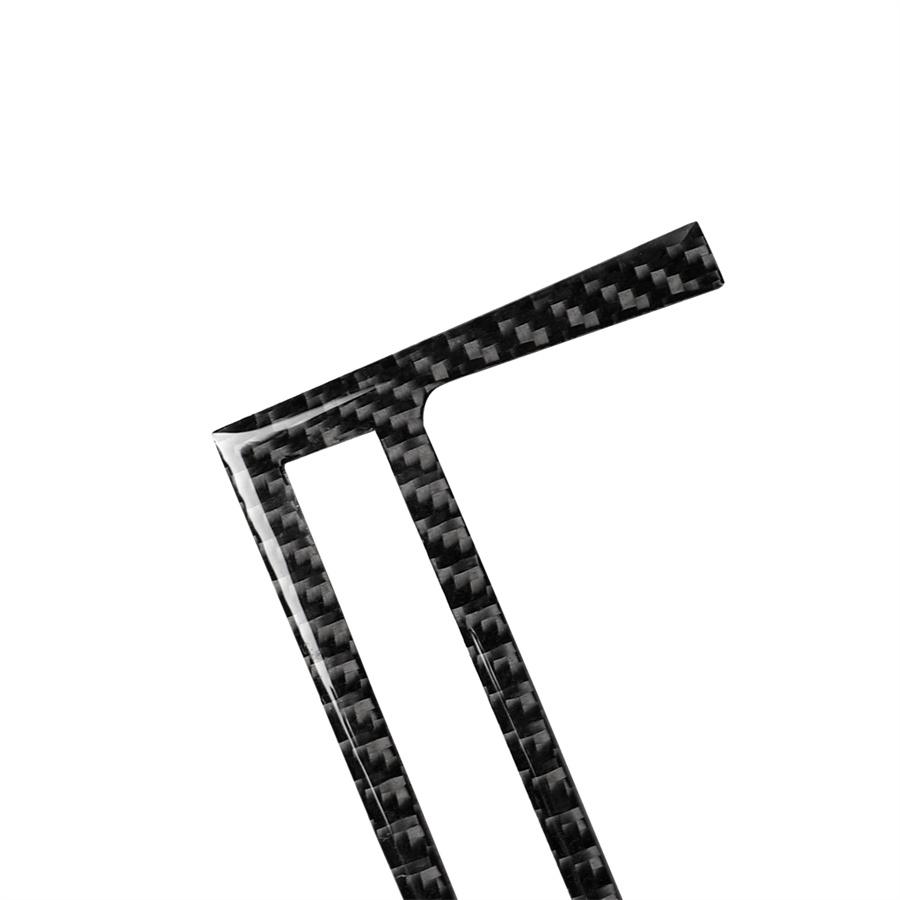 2x Carbon Fiber Look Interior Central Cover Trim For BMW 3 Series E46 1998-2005