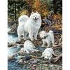 DIY 5d Diamond Painting Cross Stitch Dog Home Decor Full Round Diamond Embroidery