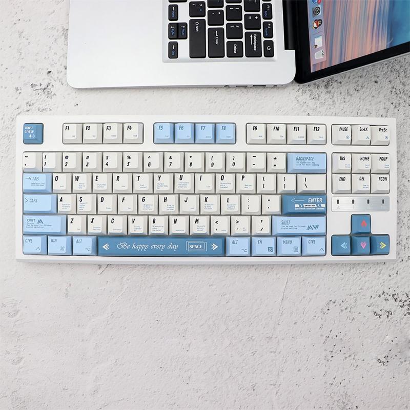 136 клавиш индивидуальный программатор для клавишных колпачков PBT с покрытием Cherry Profile для клавишных колпачков для механической клавиатуры DZ