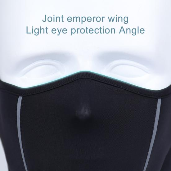 Дышащий велосипедный шарф для лица, светоотражающая полоска, полиэстер, защита от солнца, универсальный велосипедный шарф для улицы