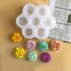 Rose Flower 7 In 1 Flower Silicone Mold Food Grade Soap Mould Candle Mold Candle Making